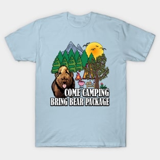 Funny Come Camping and Bring Goodies for the Bears T-Shirt